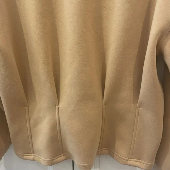 Lululemon Gathered Waist Crew Pullover—Pecan Tan—Oversized—Excellent Condition! - Picture 5 of 5